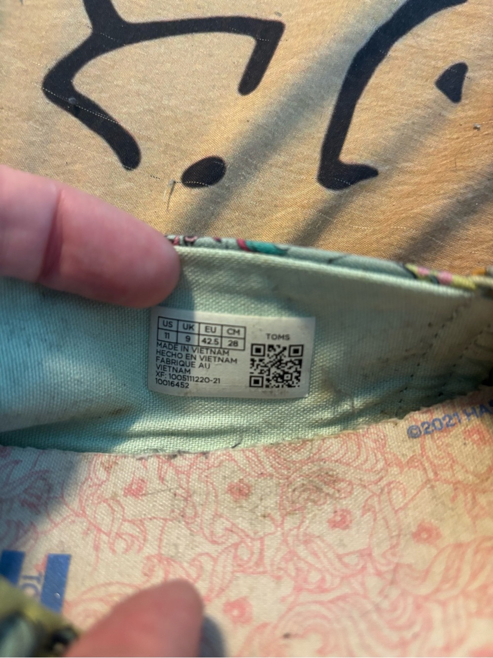 Toms Pastel Multicolor Pony Print Flats- My Little Pony - Picture 4 of 4